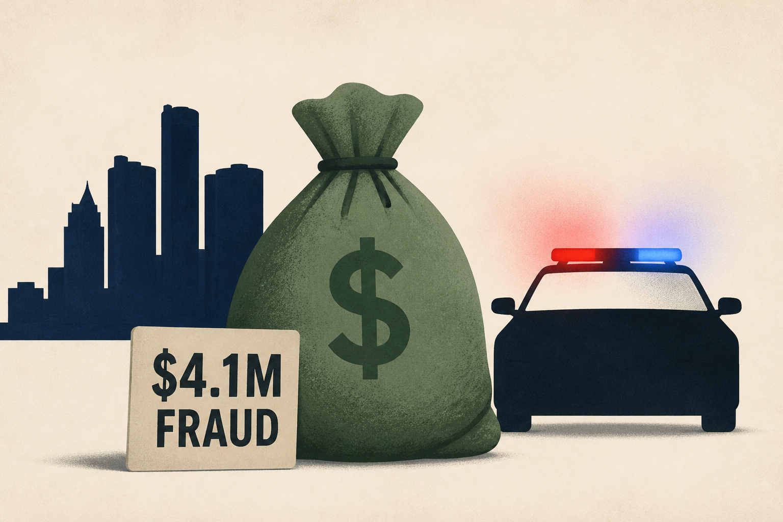 Detroit-area duo pulled off $4.1M fraud scheme, panicked when police showed up, feds say