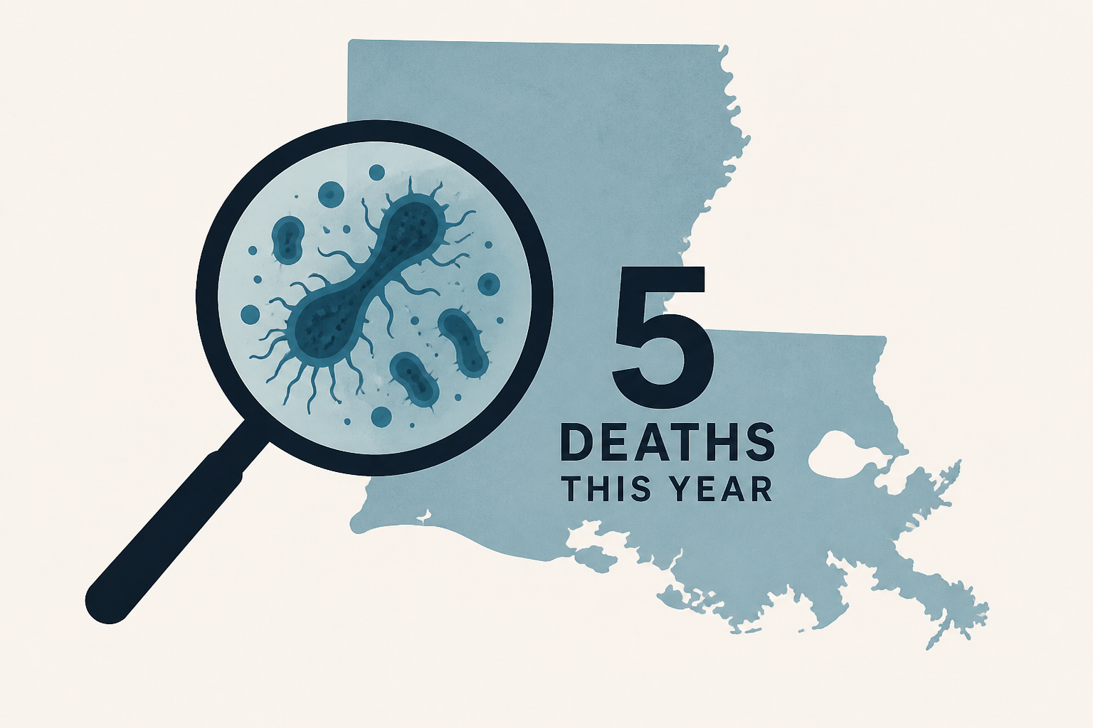 Flesh-eating bacteria has killed 5 in Louisiana this year, officials say