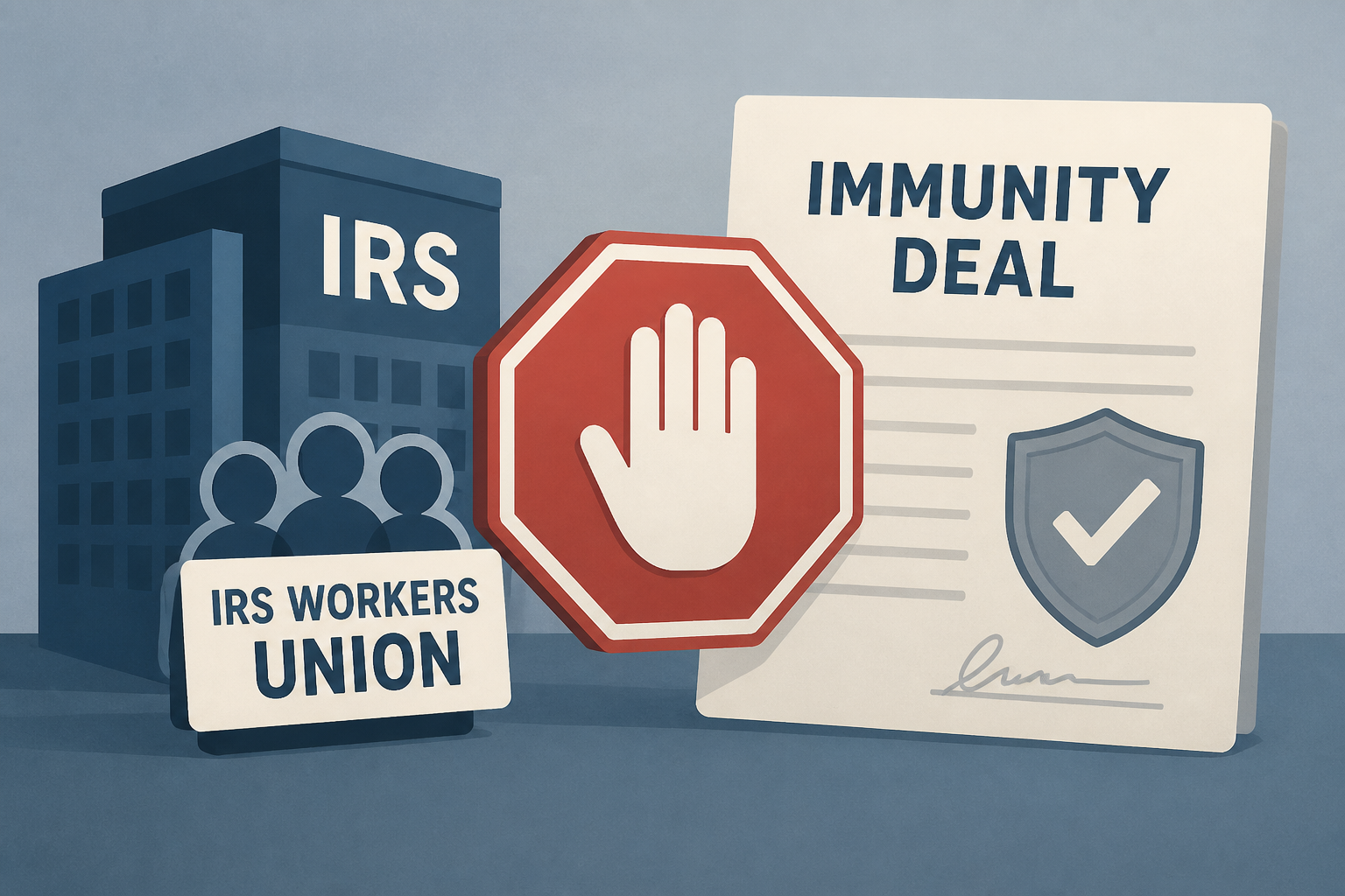 Union representing IRS workers tries to block Trump immunity deal