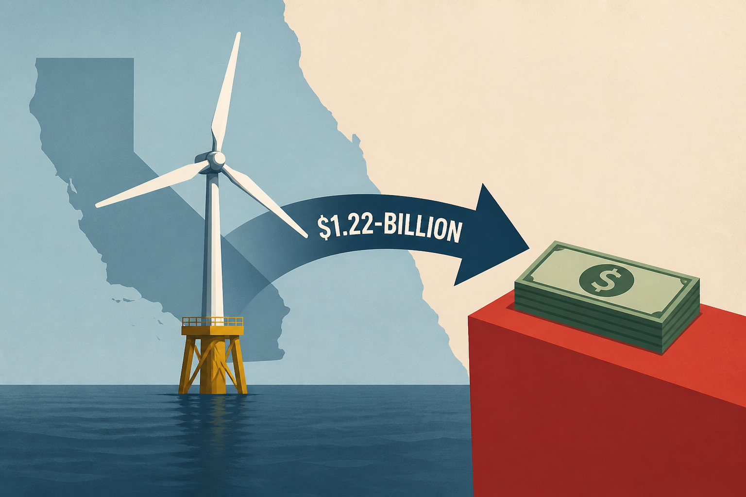 Another offshore wind developer exits California in $1.22-billion deal with Trump