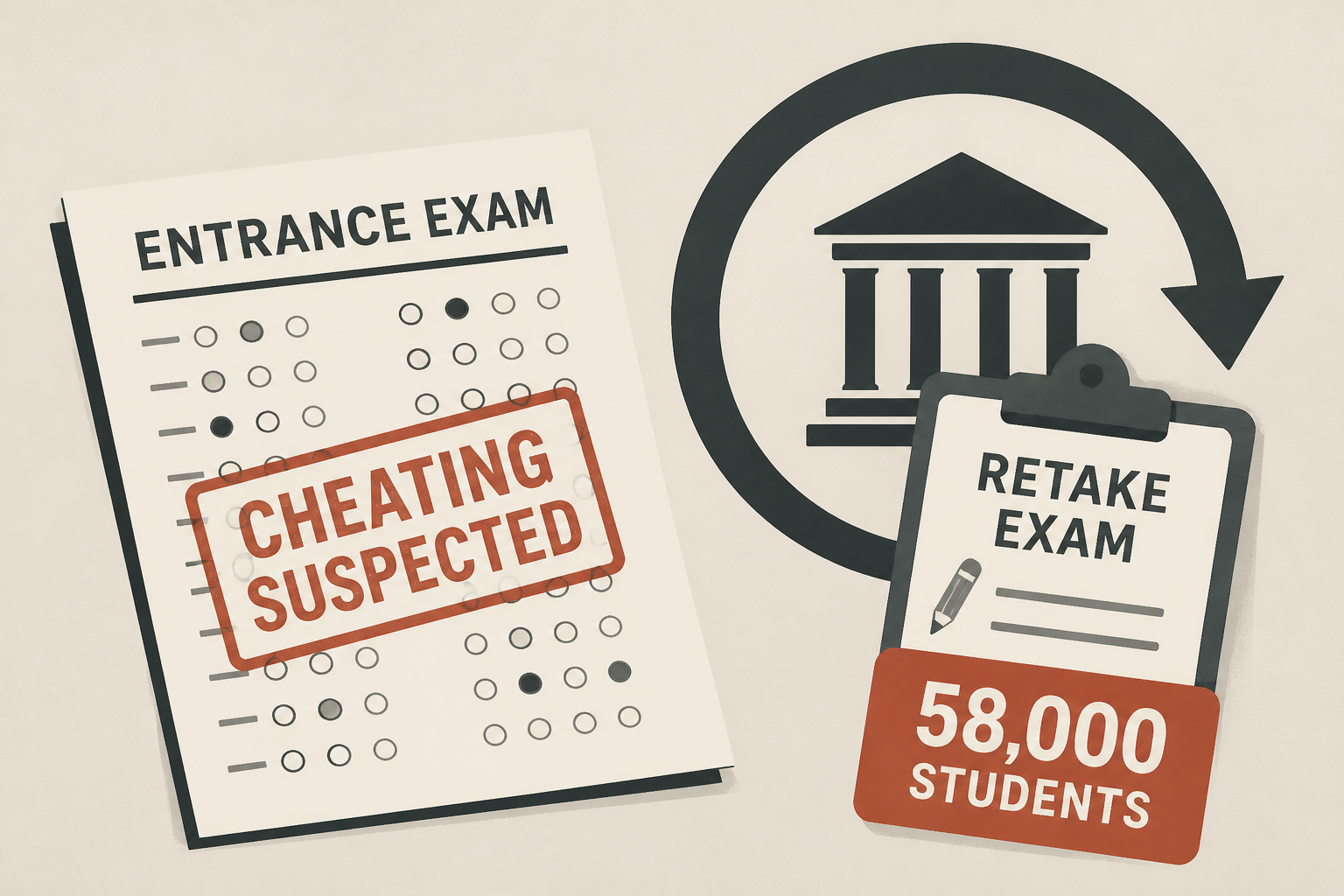 Mexico’s top university orders 58,000 students to resit entrance exam after suspected cheating