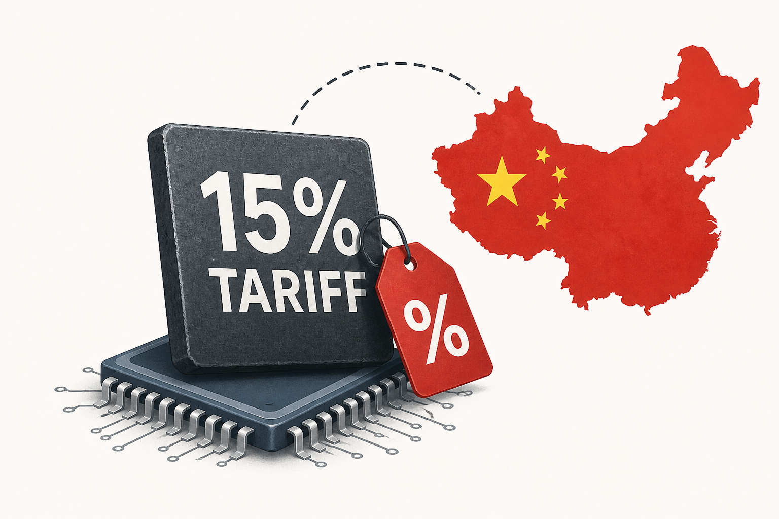 Trump imposes 15% tariff on key chip material to counter China