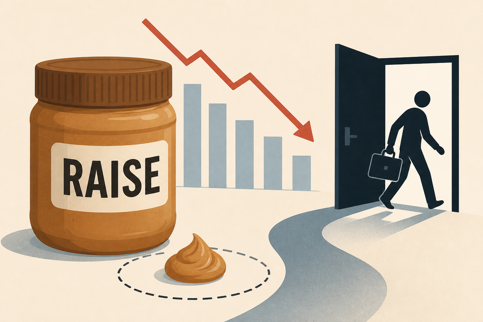 A third of employers handed out ‘peanut butter raises’ this year-and underpaid staff are leaving