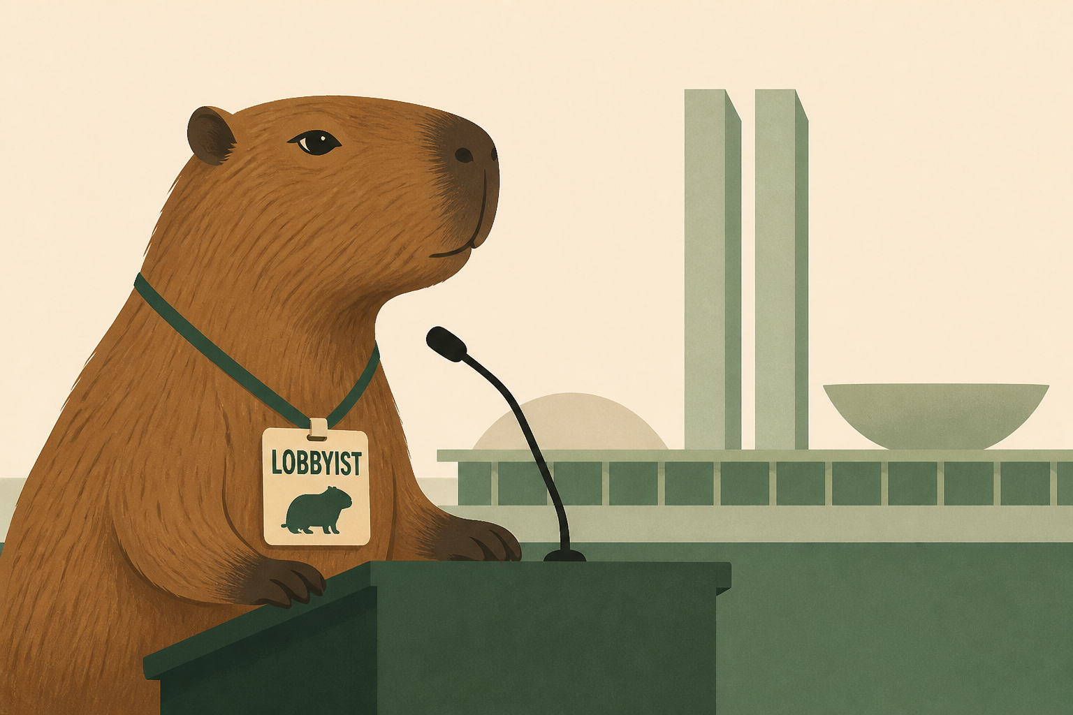 Capybaras Were the Newest Lobbyists in This Brazilian Legislature