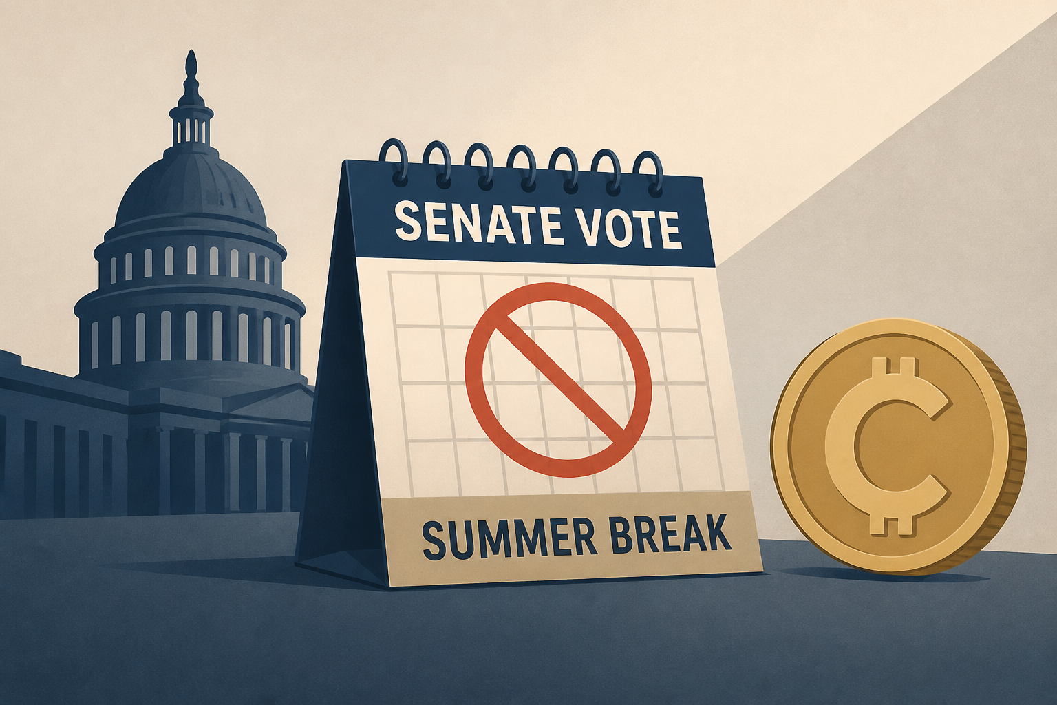 Senate won't vote on crypto Clarity Act before its summer break
