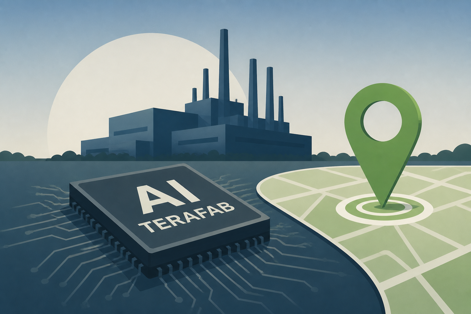 SpaceX, Tesla Announce Location For Elon Musk's Terafab AI Chip Plant