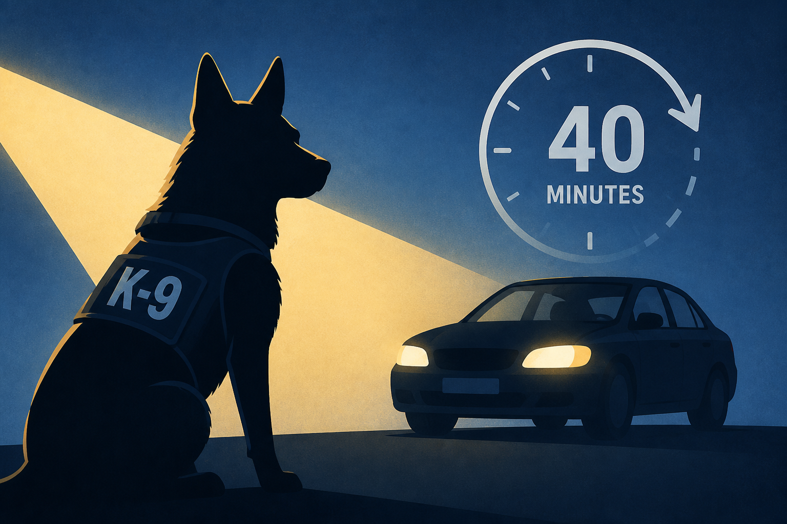 Police K-9 ends 40-minute standoff with impaired driver in Washington