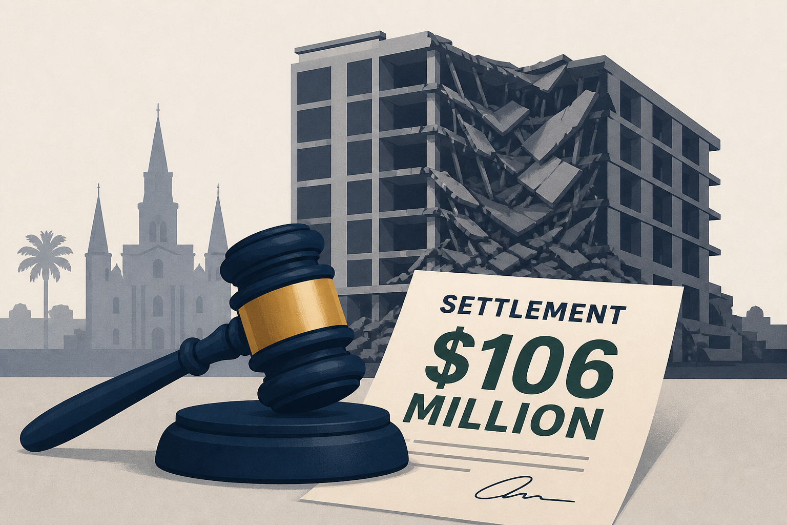 Judge approves $106 million settlement over deadly 2019 Hard Rock Hotel collapse in New Orleans
