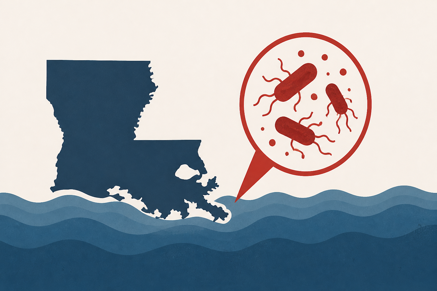 Louisiana reporting at least 5 deaths from flesh-eating bacteria in seawater