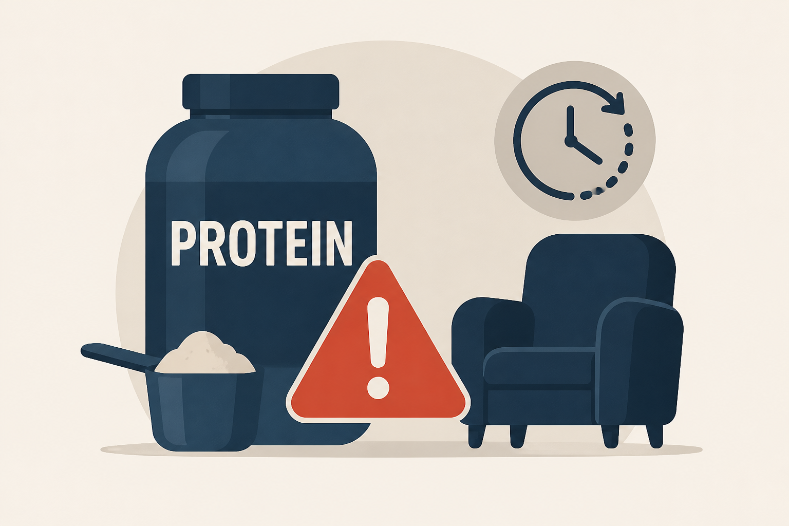 Excess protein may harm longevity for sedentary people, review finds