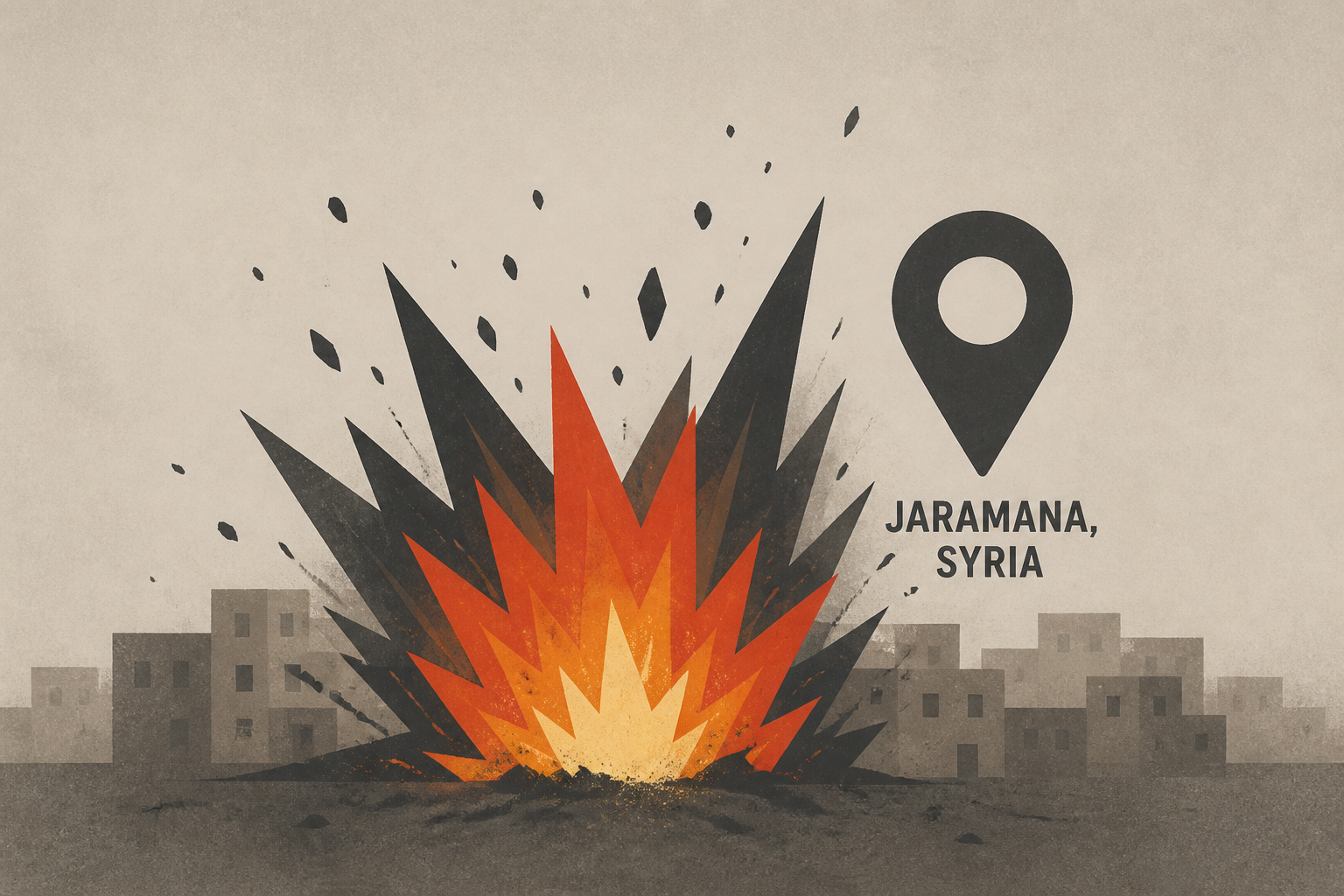 Explosion kills 2 people in Jaramana, Syria