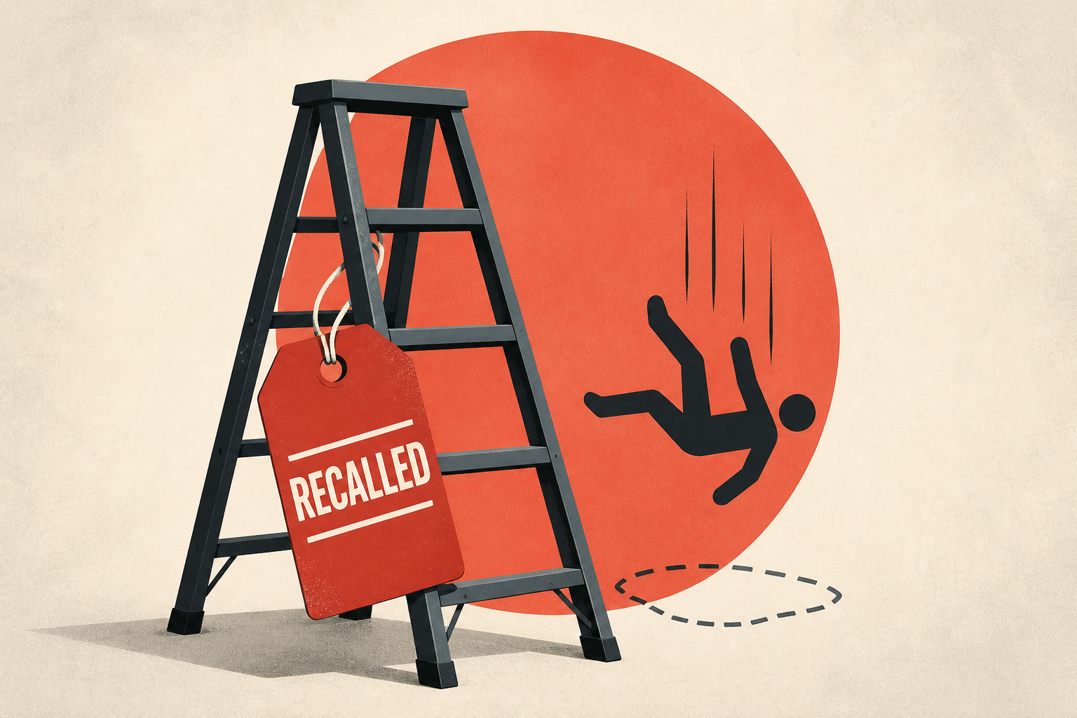 More than 1.7M ladders recalled nationwide over potentially deadly fall hazard