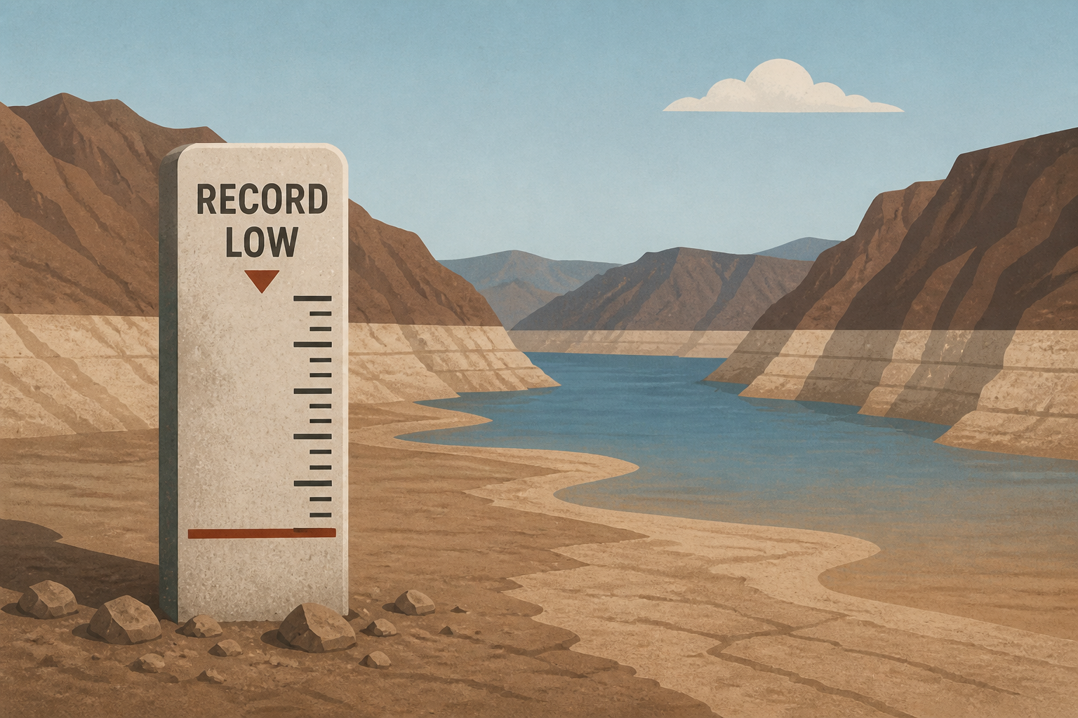 Lake Mead hits lowest water level on record as Colorado River crisis deepens