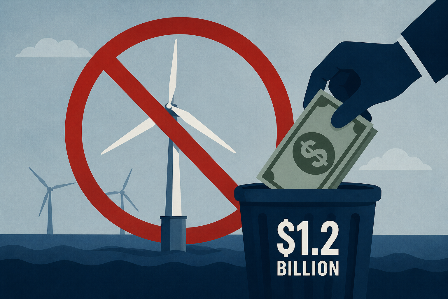 Trump Administration Spends Another $1.2 Billion To Kill Offshore Wind Farm Projects