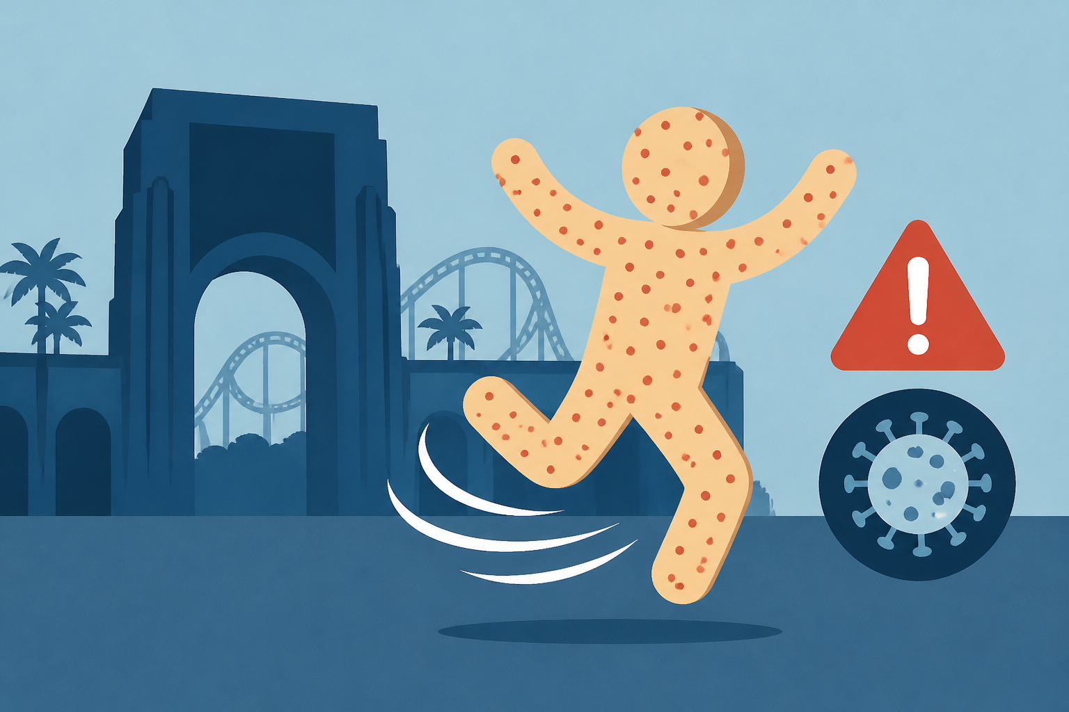 Authorities Alarmed When Person With Measles Spends Entire Day Frolicking Around Universal Studios