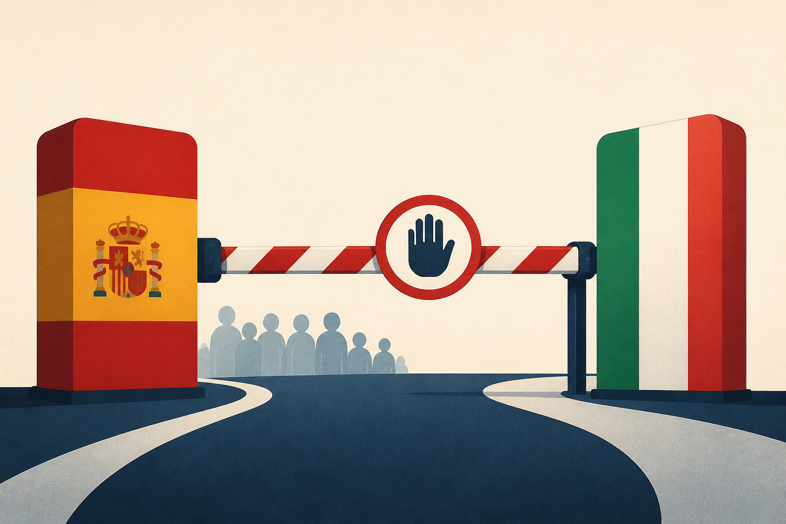 Spain announces immediate border controls with Italy in migration spat