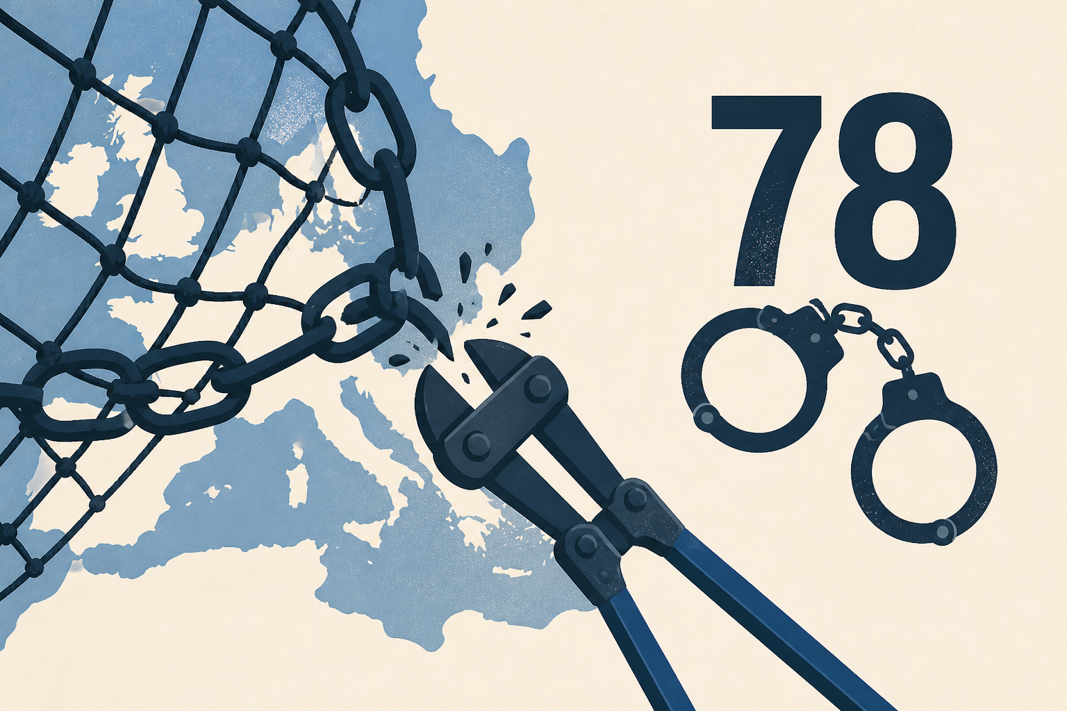 Spanish-led police raid smashes a vast Mediterranean smuggling network, arresting 78