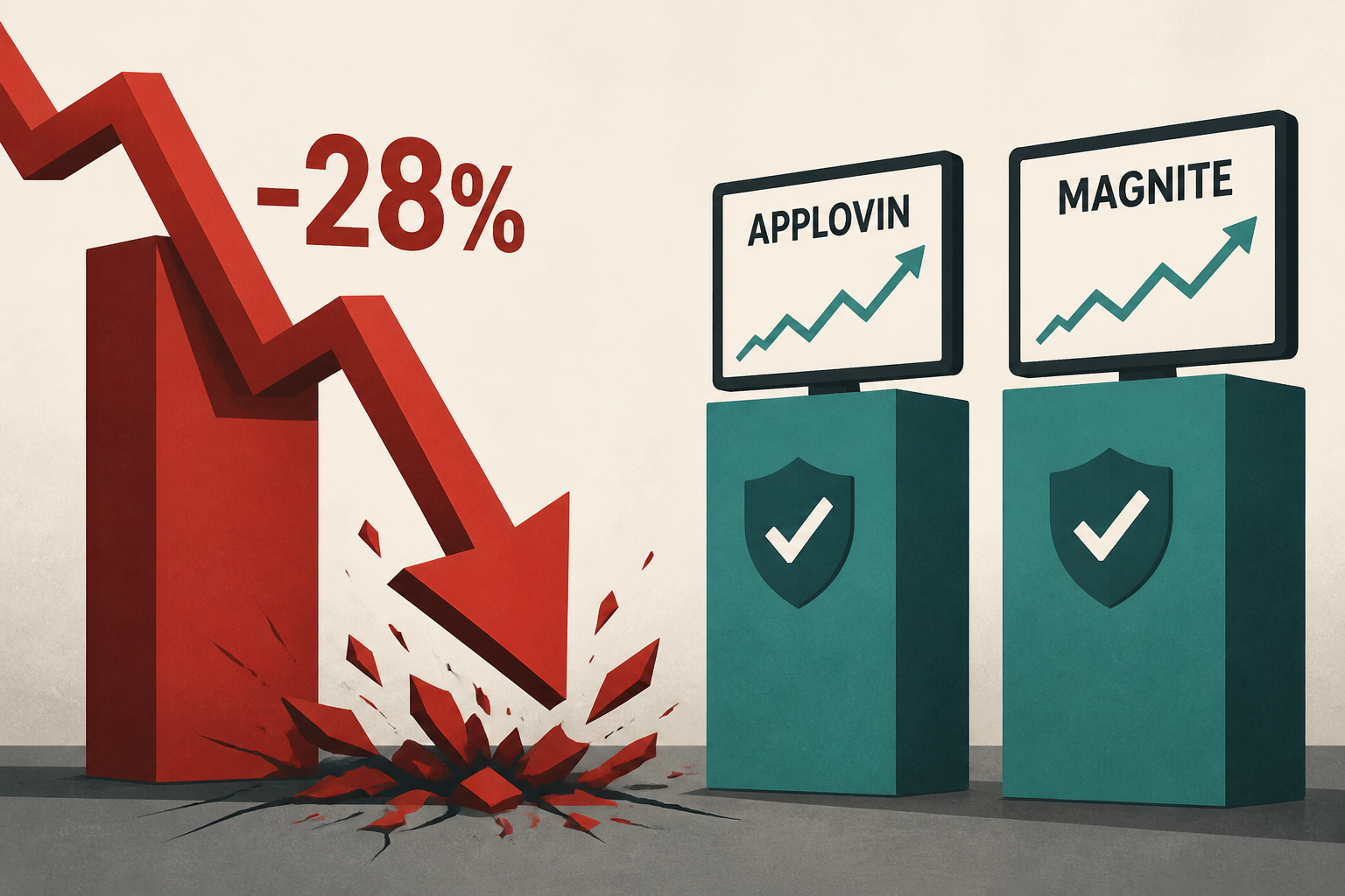 Trade Desk Plunges 28% After Earnings Miss Triggers Downgrade Avalanche; Ad-Tech Peers AppLovin and Magnite Hold Firm