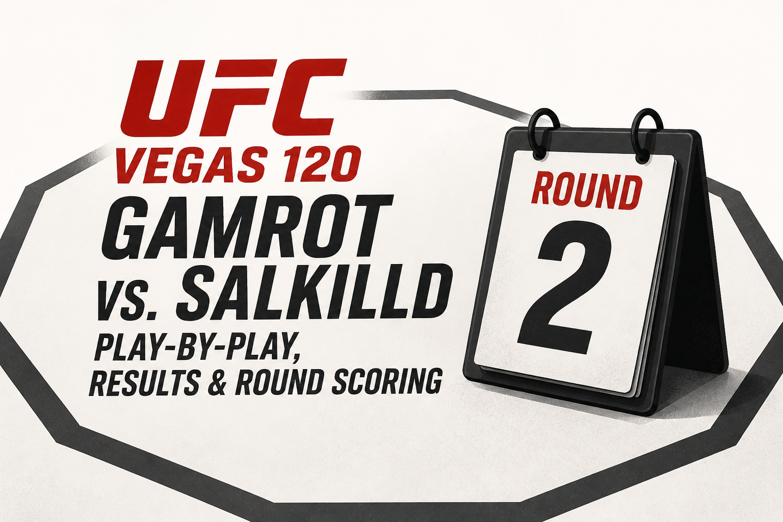 UFC Vegas 120 ‘Gamrot vs. Salkilld’ play-by-play, results & round scoring
