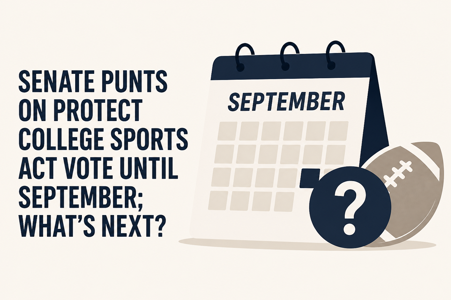 Senate punts on Protect College Sports Act vote until September; what's next?