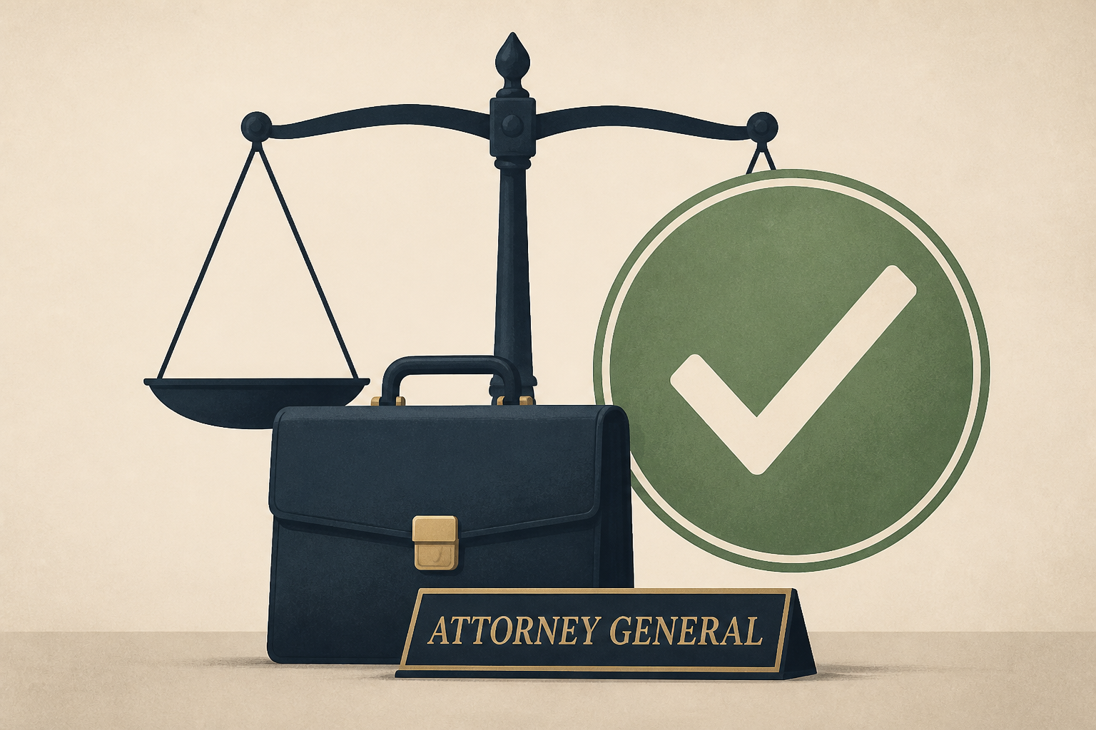 lawyer, narrowly confirmed as attorney general