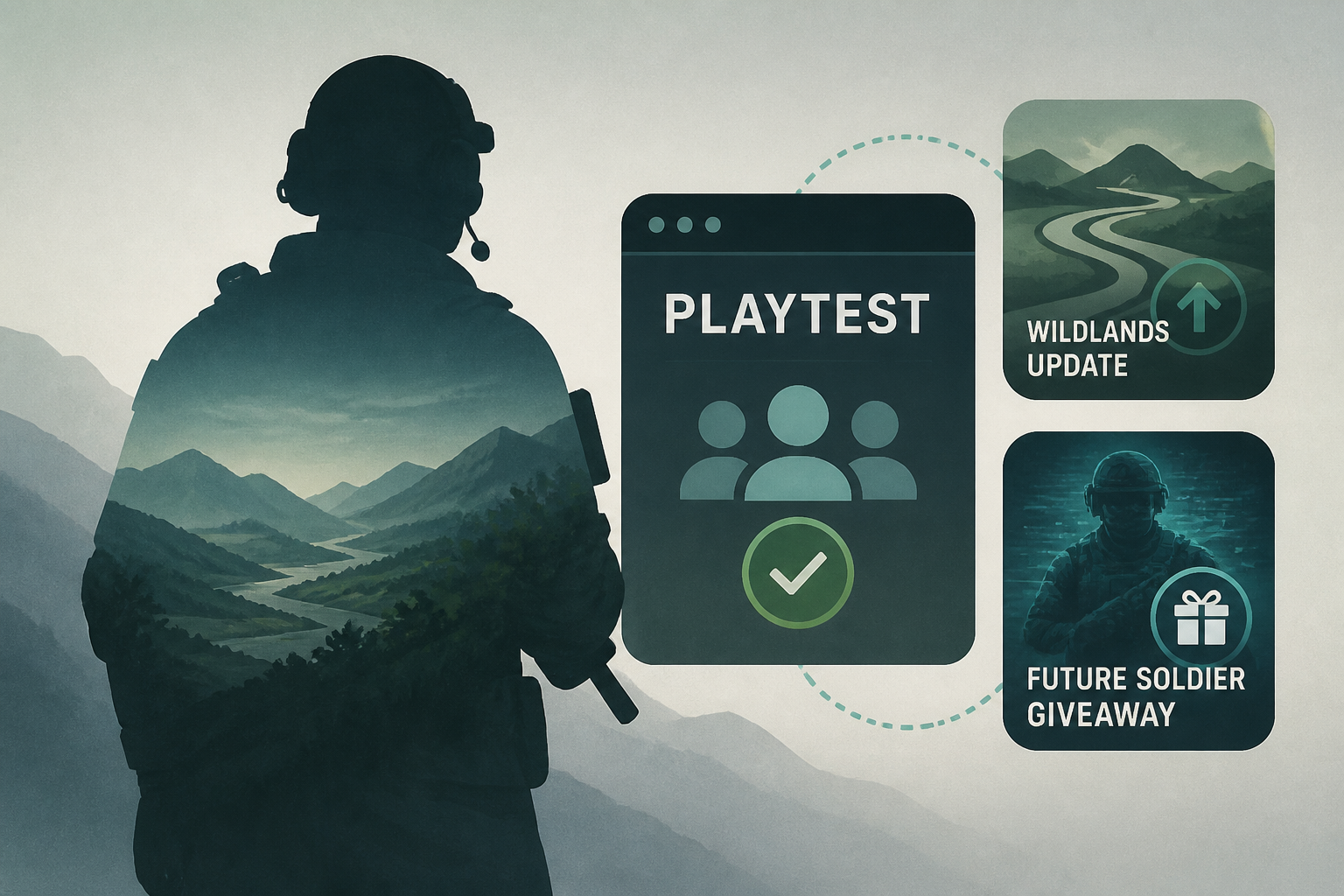 "Credible military storytelling": Ubisoft announce playtests for new Ghost Recon game alongside a sizeable Wildlands update and a Future Soldier giveaway
