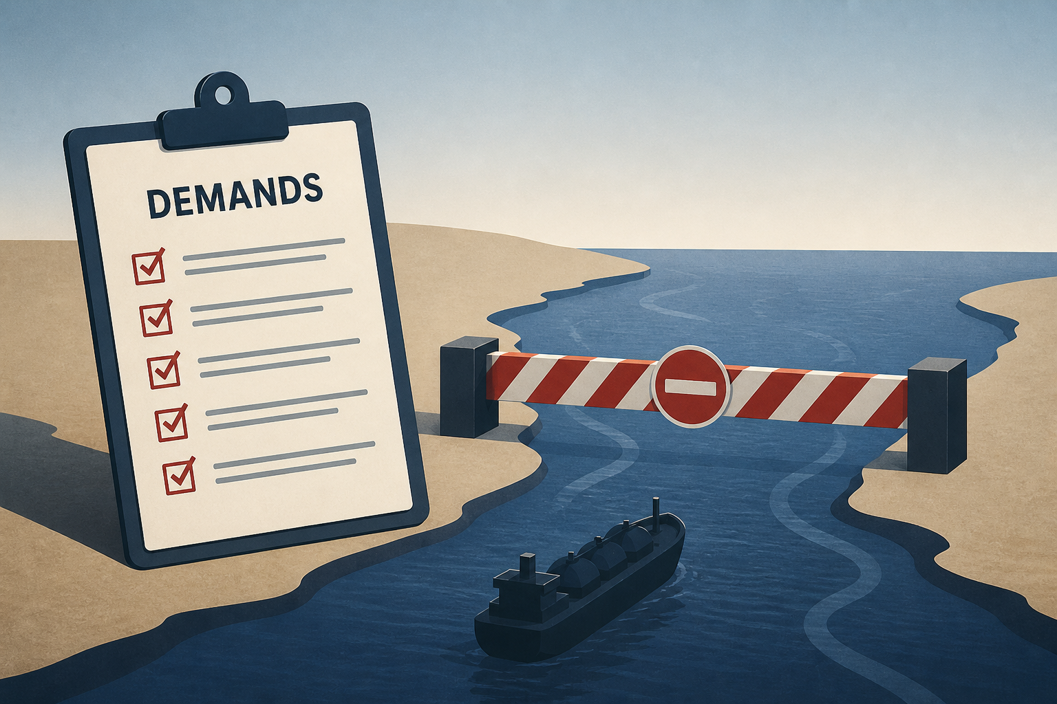 Iran Issues List of Demands, Dampening Hopes of Reopening Strait of Hormuz