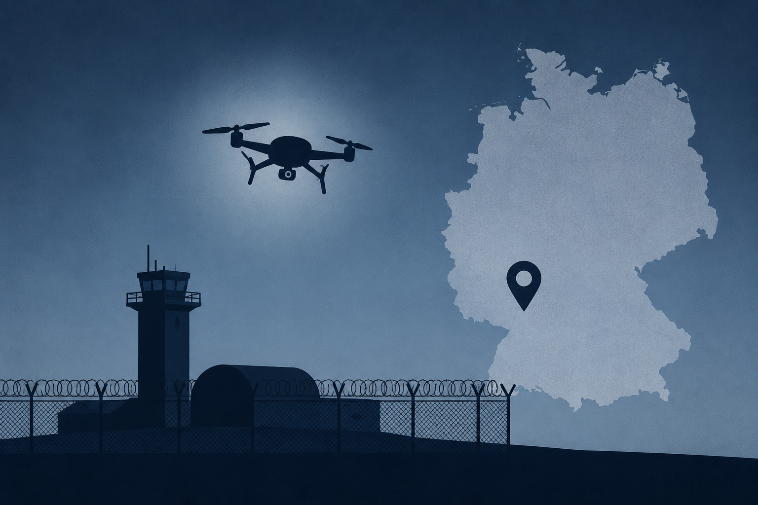 Drones seen over military base in Germany