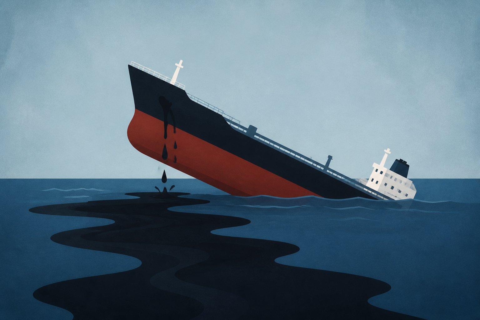 Leaking oil tanker sinking further off Oman
