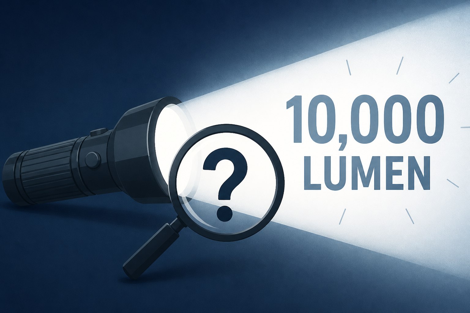 Why You Should Think Twice Before Buying That '10,000 Lumen' Flashlight