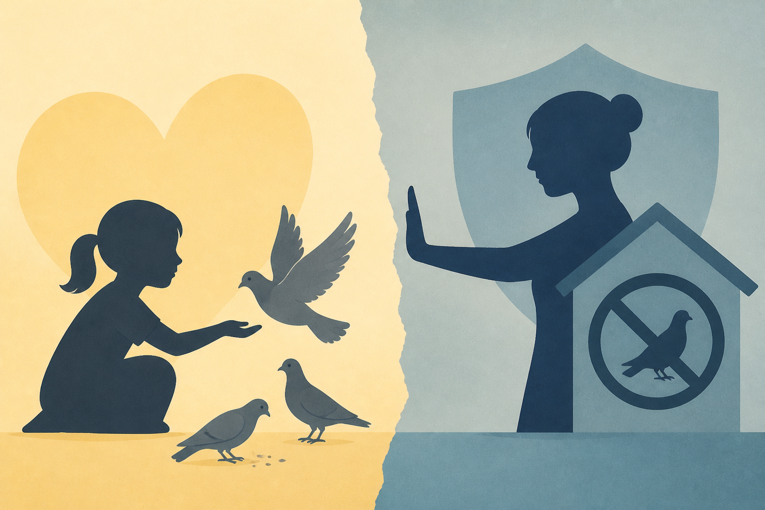 My Daughter Loves Pigeons. My Wife Wants to Keep Us Away From Them.