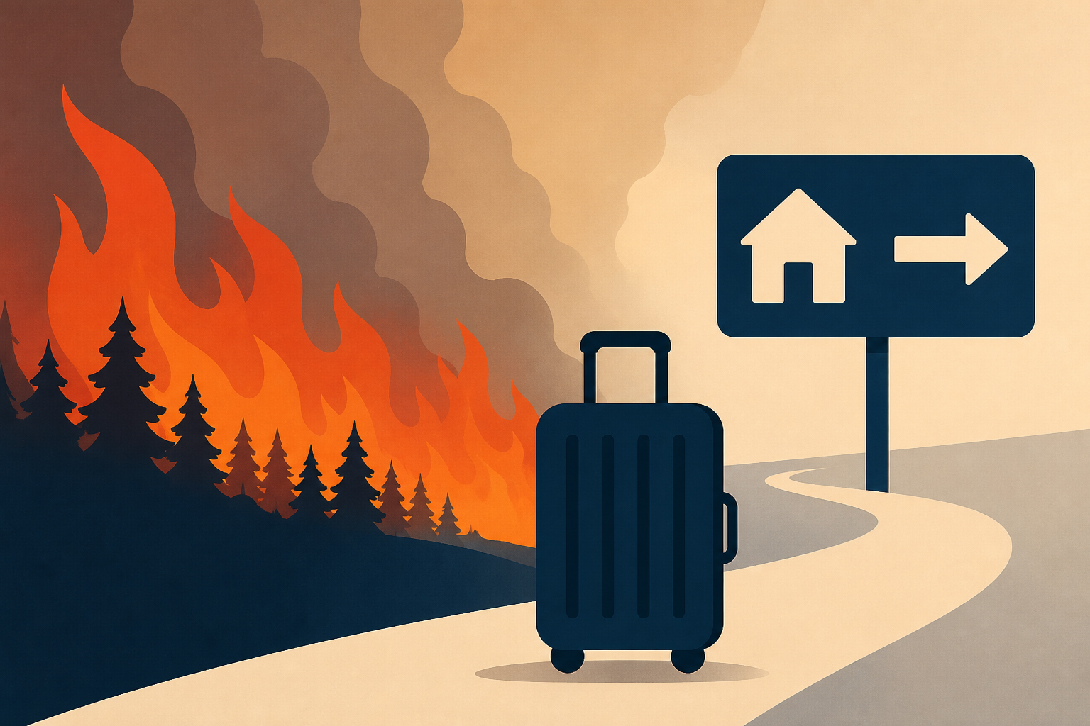 Wildfire Forces Evacuation of 18,000 From Summerland, British Columbia