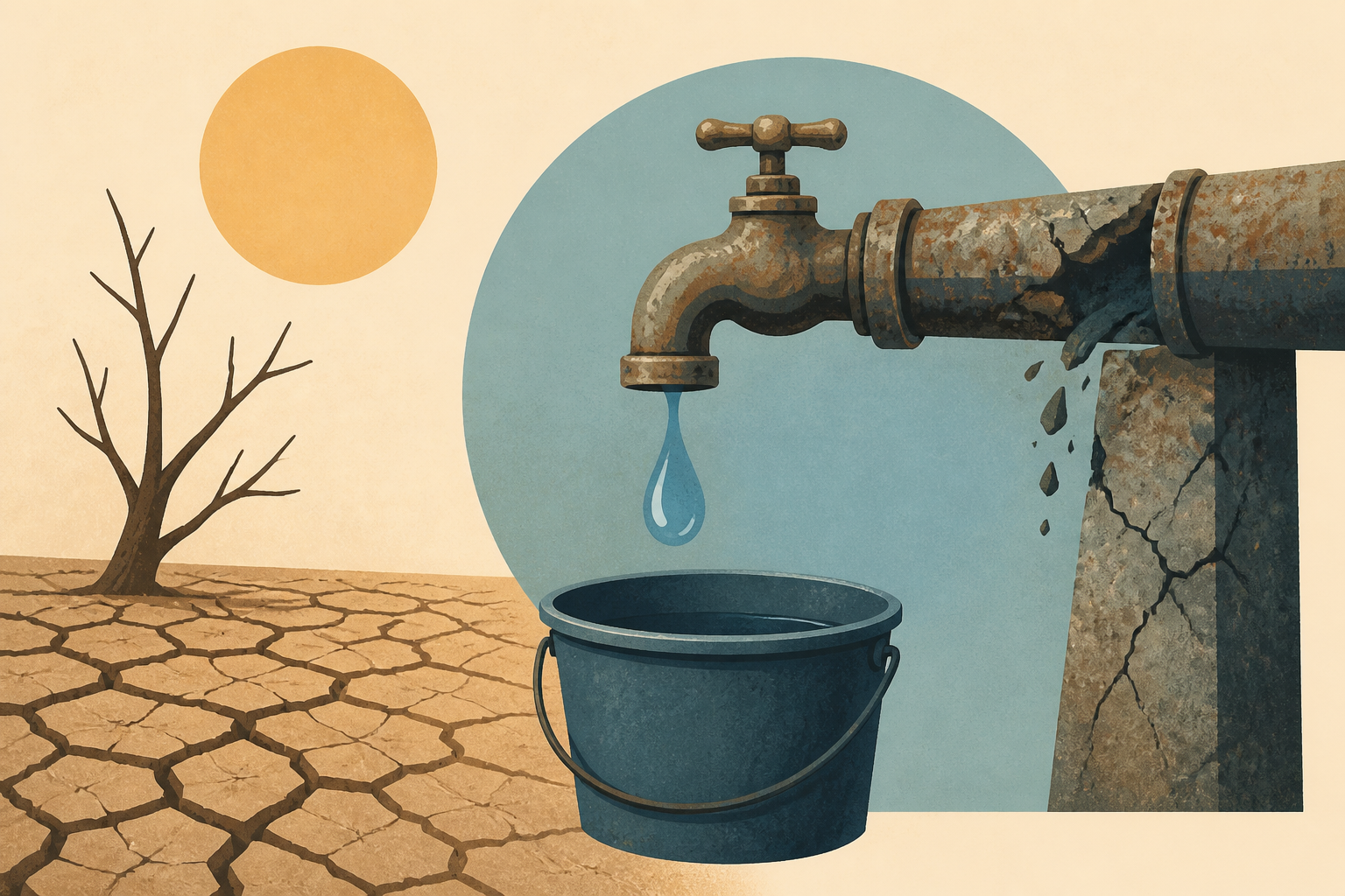 Drought and aging infrastructure plunge Puerto Rico into a water crisis