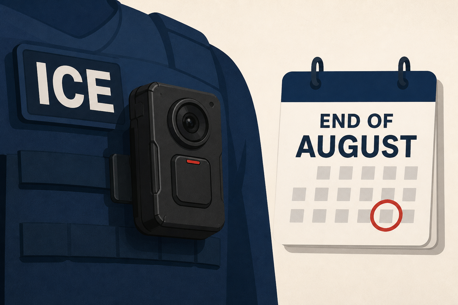 ICE says it expects to equip every field officer with body cameras by the end of August