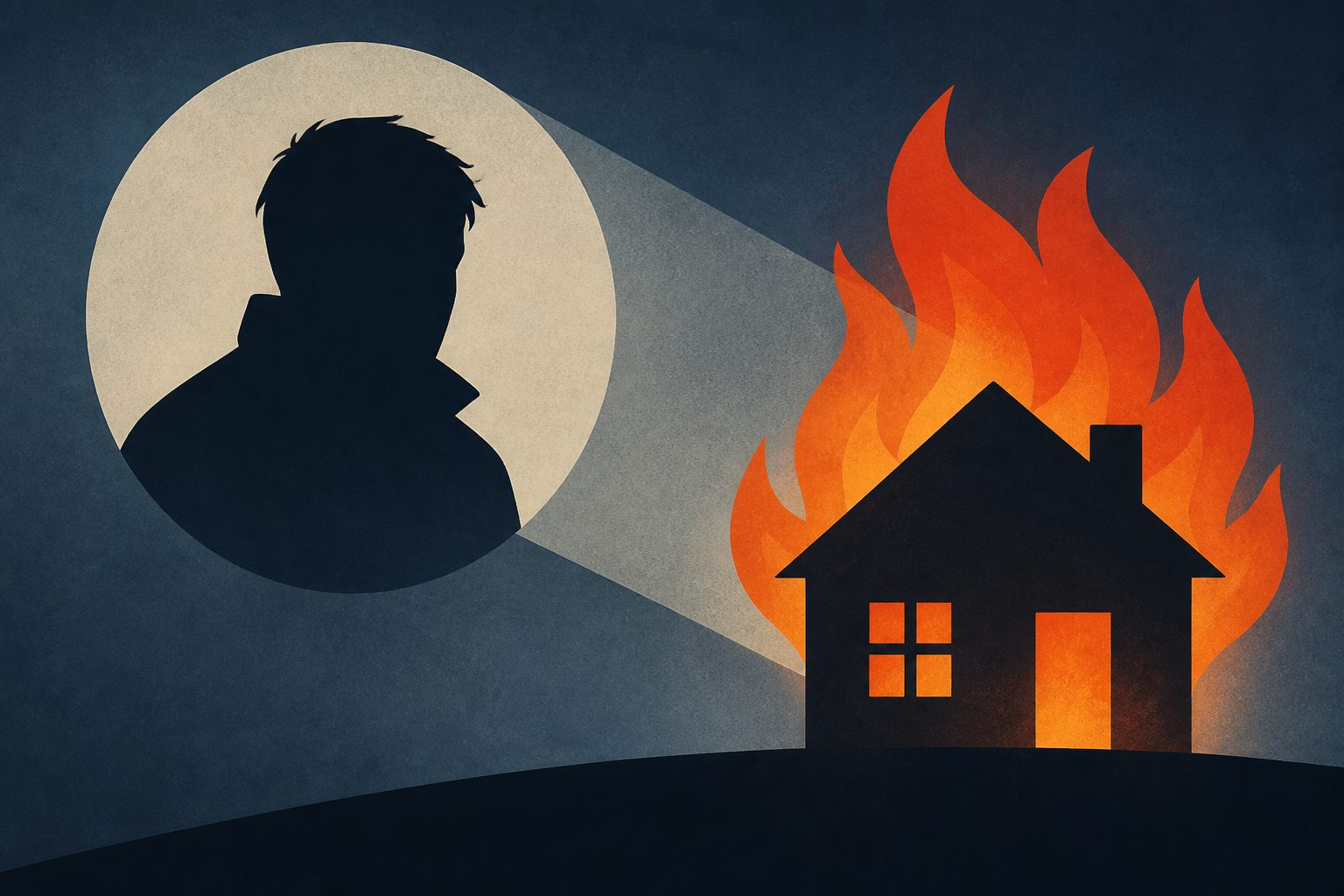 Manhunt continues for suspect believed to have killed father, set home ablaze