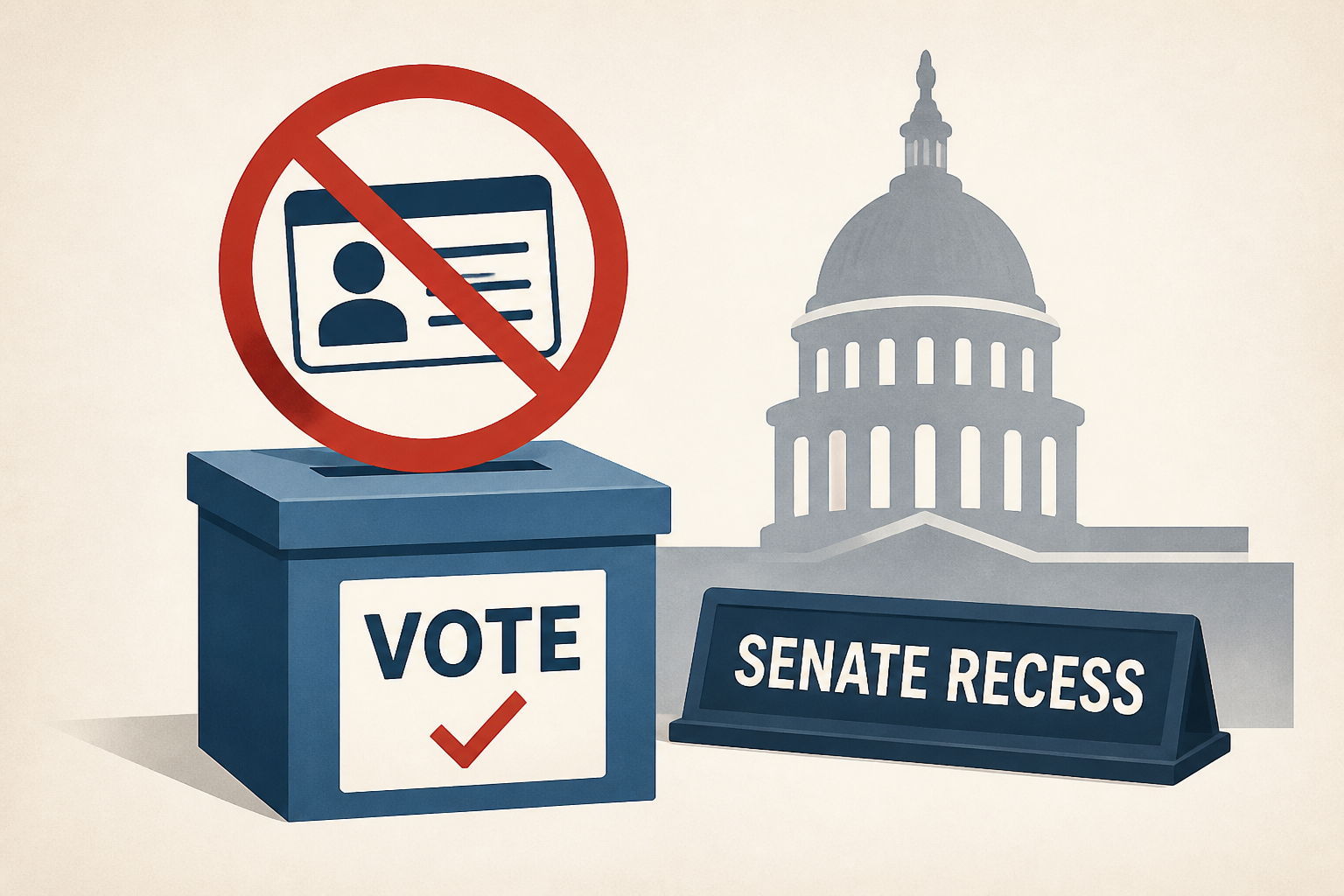 Voters spared as Senate recesses without passing SAVE America Act’s voter ID measure