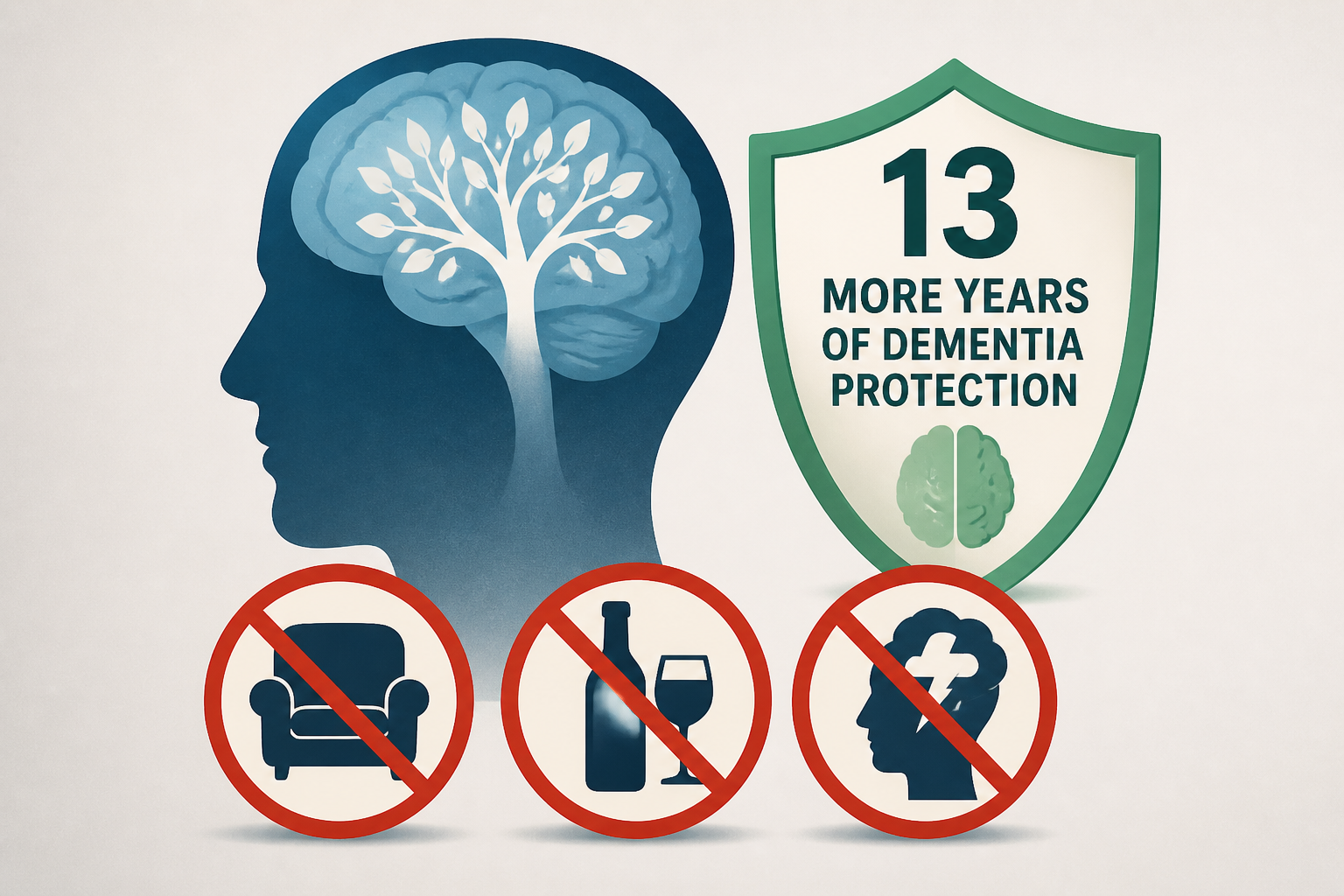 Avoiding These 3 Things in Midlife Is Linked to 13 More Dementia