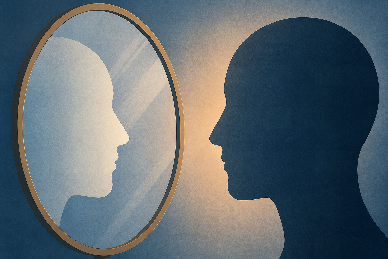 You have spent your entire life staring at a reversed copy of your own face, brushing your teeth in front of it, checking it before you leave the house, and the real one, the face the whole world has