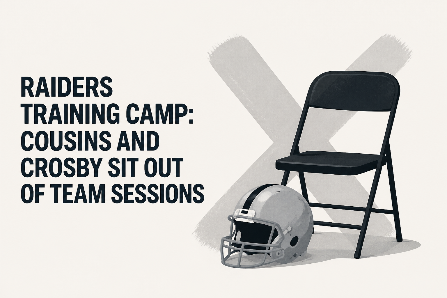 Raiders training camp: Cousins and Crosby sit out of team sessions