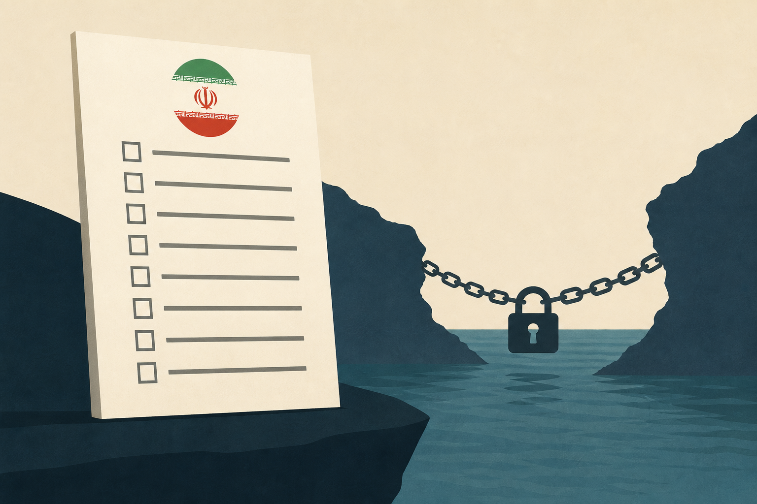 Iran issues long list of steep demands the US must meet before the Strait of Hormuz will be reopened