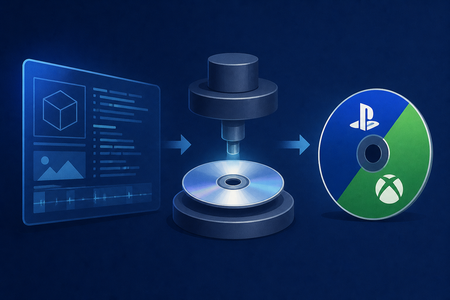 How PlayStation and Xbox disc games are made