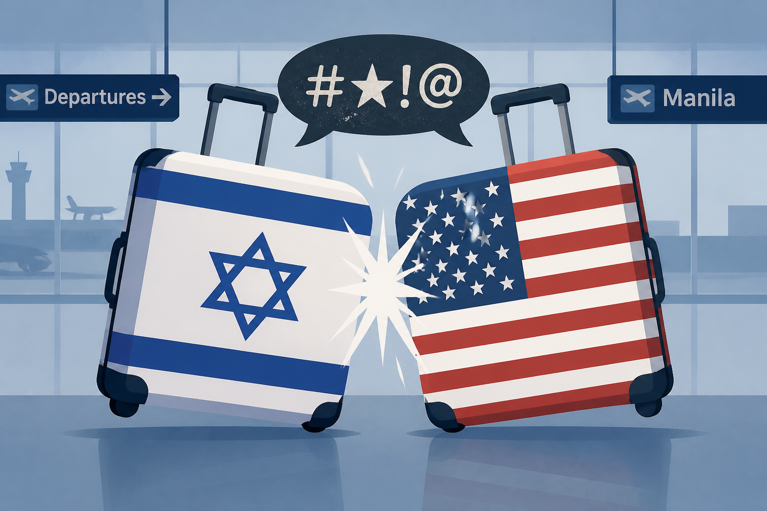 Israeli and American fight in Manila airport following antisemitic comments