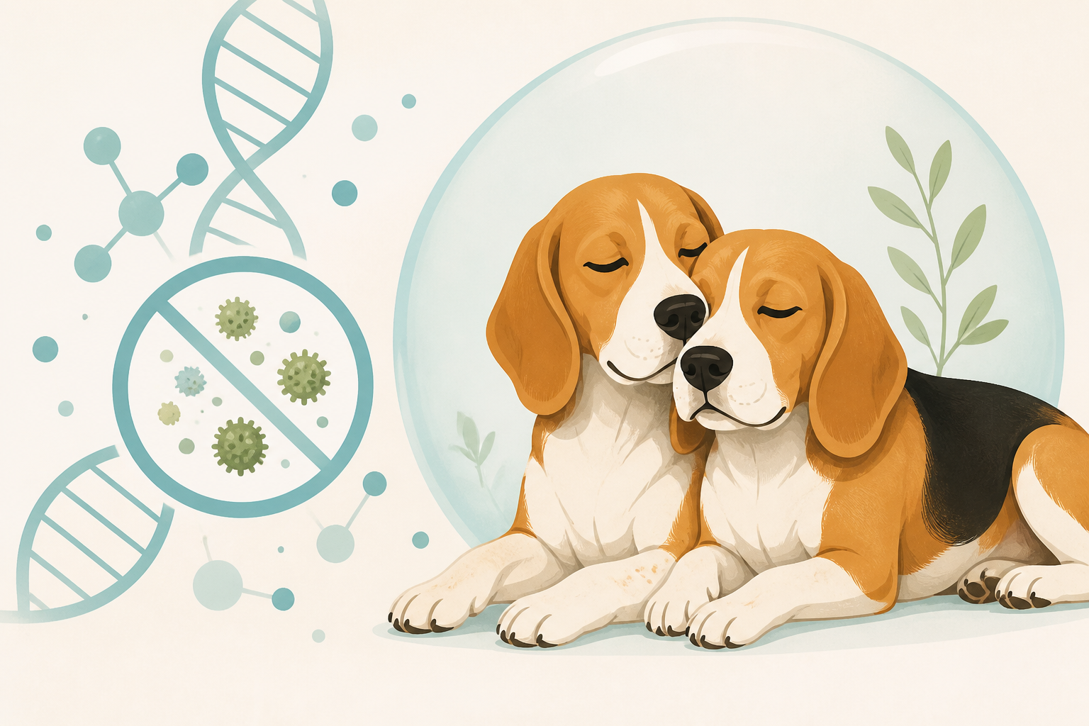 People With Dog Allergies Can Snuggle Up to These 2 Beagles