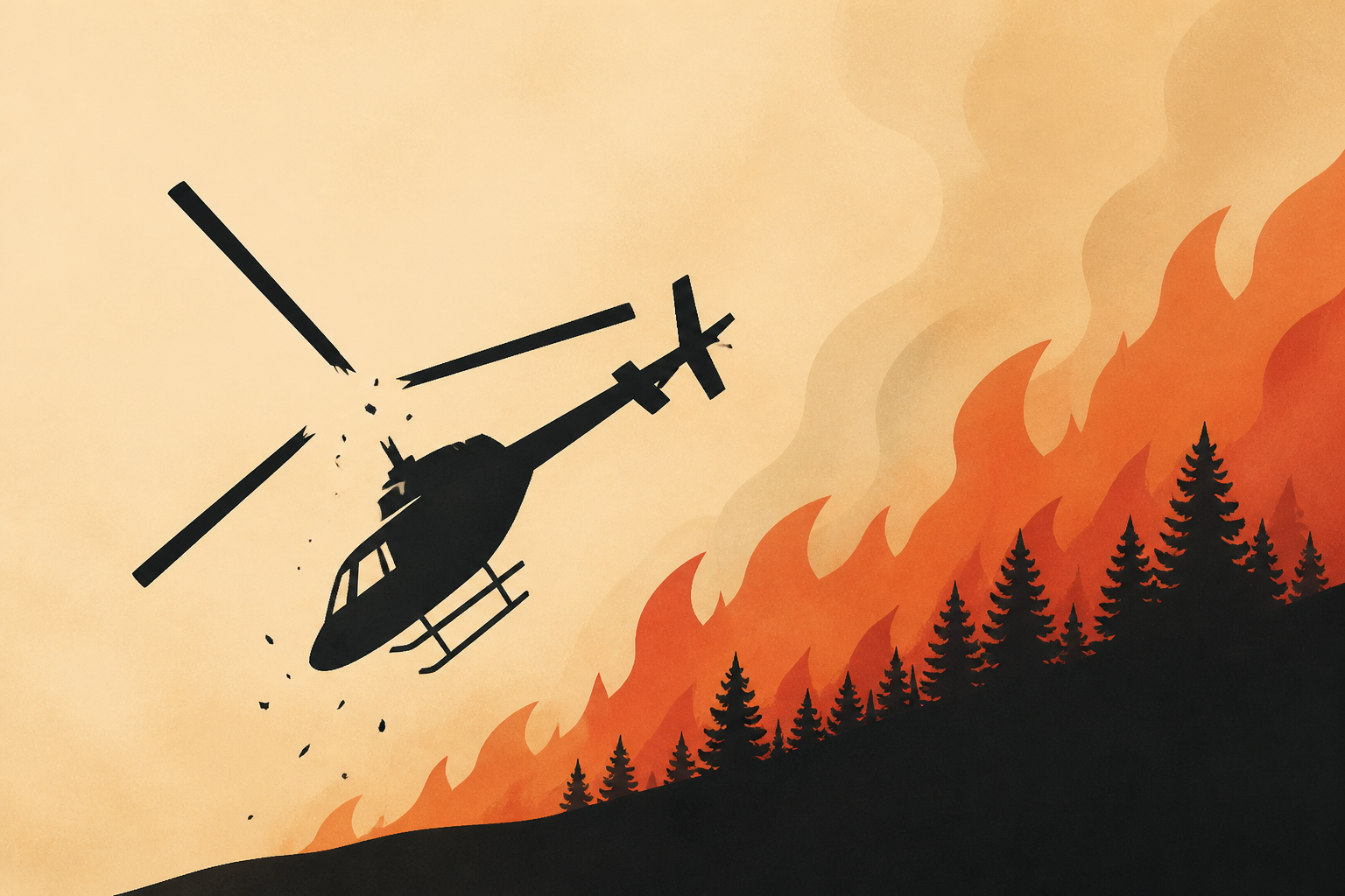 Helicopter crash kills pilot and crew member amid Utah wildfire battle