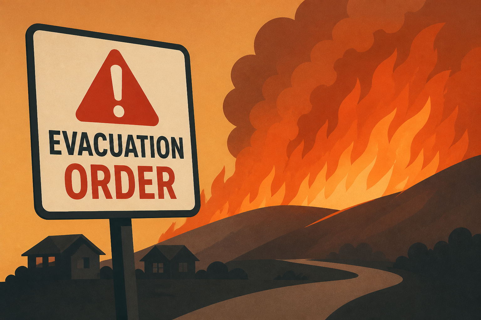 Evacuation orders, warnings issued for fast-moving fire burning in Santa Clarita