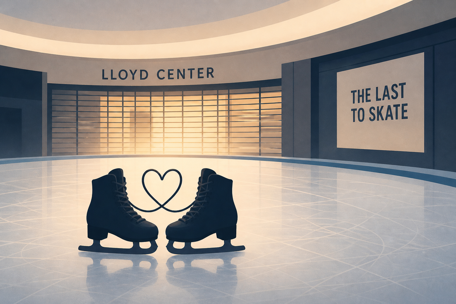 They fell in love on the ice. Now they’ll be the last to skate at Lloyd Center.