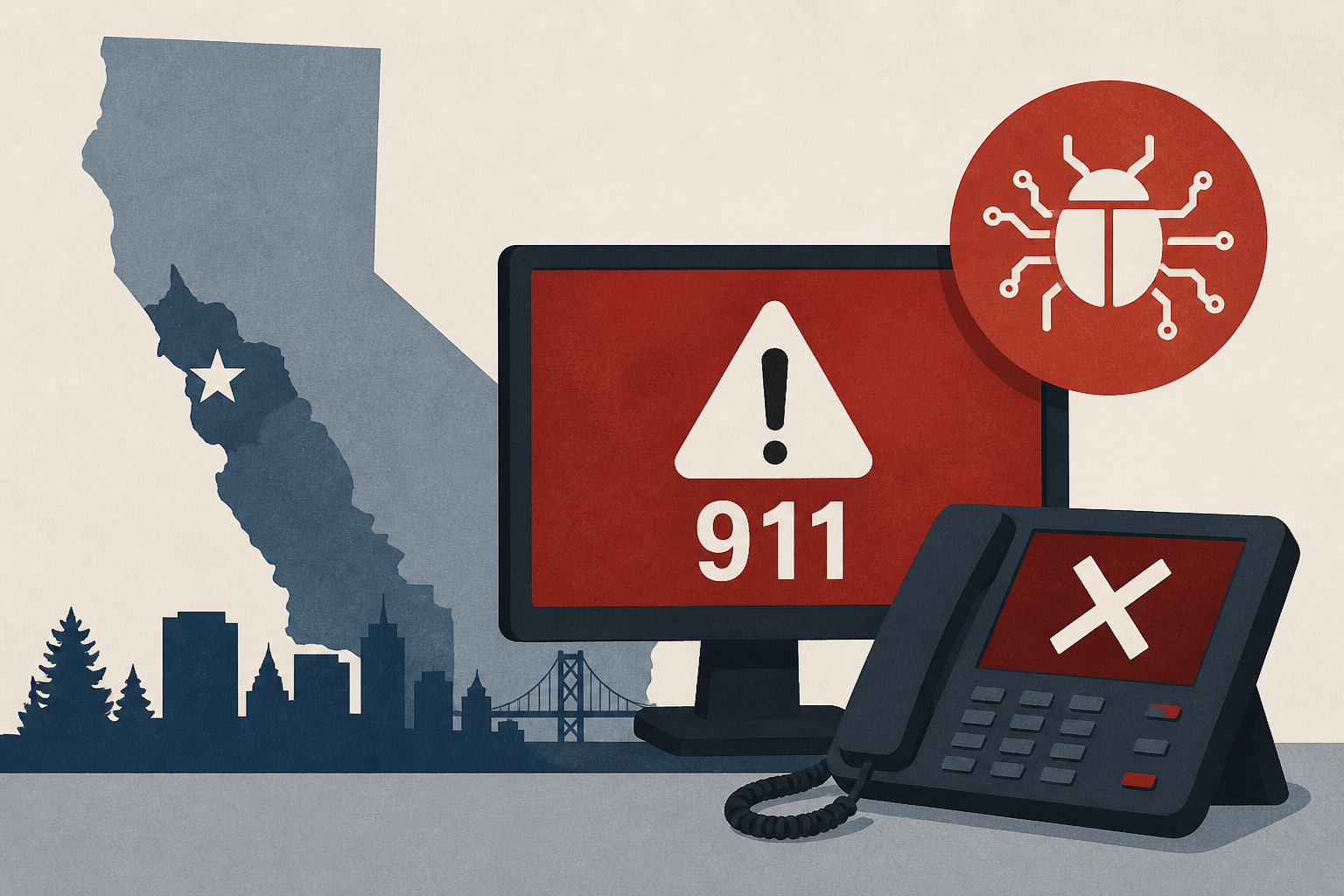 Northern California city declares emergency after malware disrupts 911, public safety systems