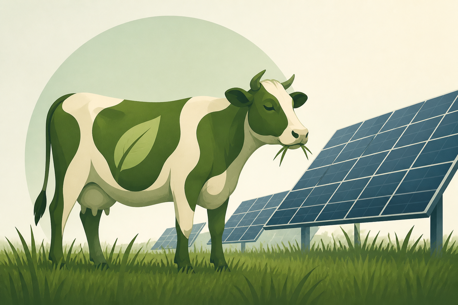 Farmers Purpose-Bred A New Kind Of Cow Designed To Maintain Solar Farms