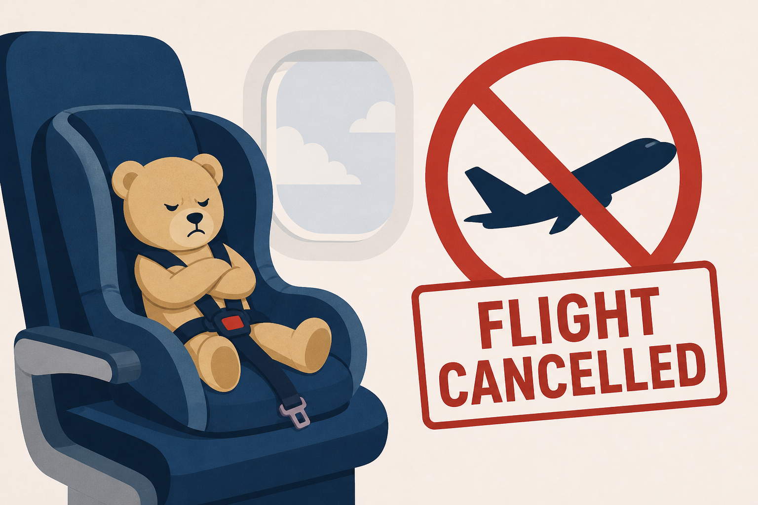 Canadian airline cancels flight after toddler refuses to buckle up