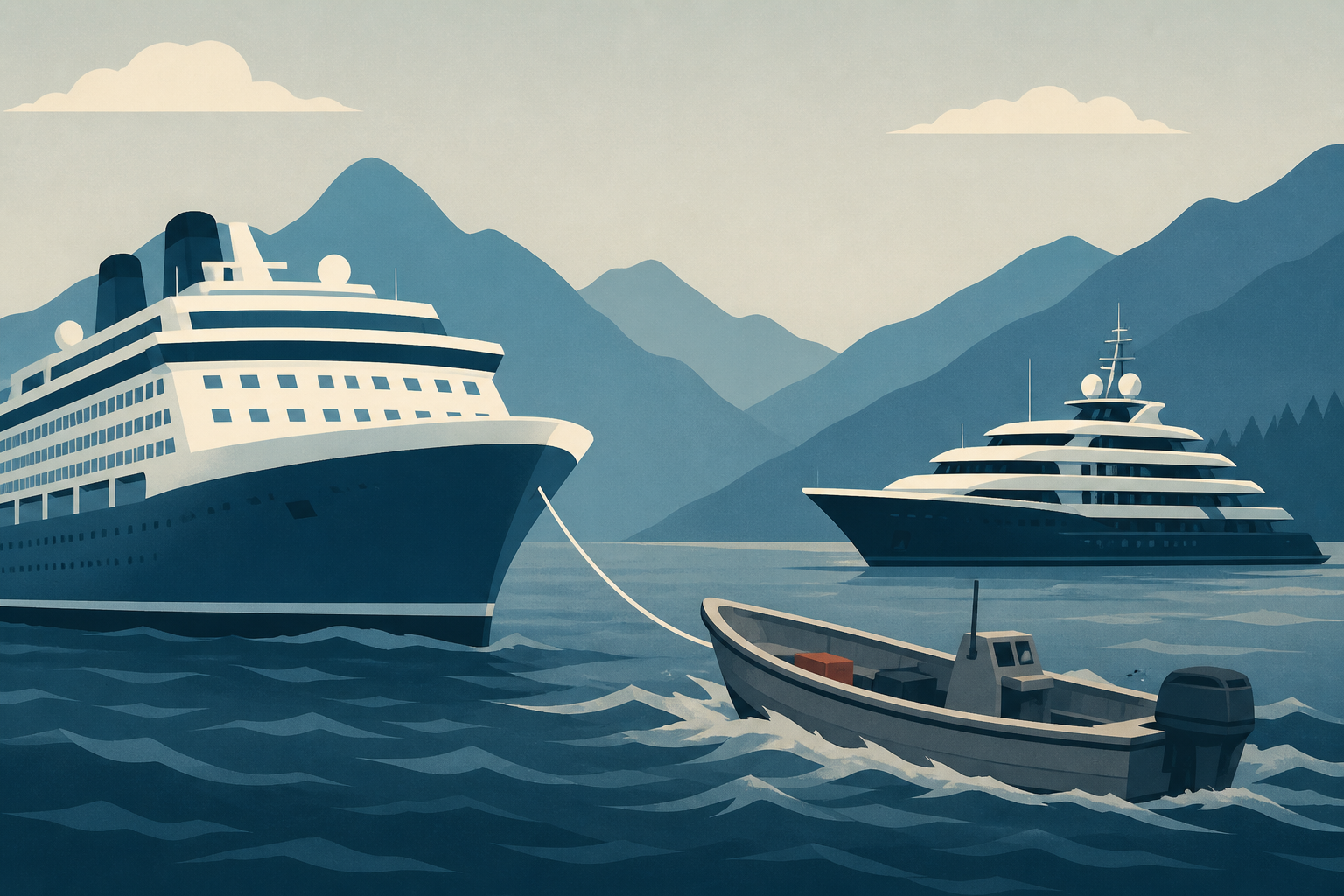 Cruise ship helps stranded skiff and crew in Southeast Alaska as Zuckerberg yacht stands by